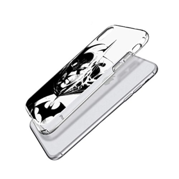 Finoo Iphone X Hardcase Handyhülle Made In Germany Hülle mit Motiv für Optimalen Schutz Polycarbonat Tasche Case Cover Schutzhülle für Dein Iphone X - Batman Illustration - 4